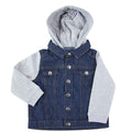 Jeansblau - Front - Larkwood - Kapuzenjacke für Kinder