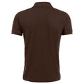 Schokolade - Back - SOLs Herren Prime Pique Polo-Shirt, Kurzarm