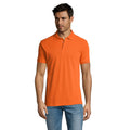 Orange - Back - SOLs Herren Prime Pique Polo-Shirt, Kurzarm