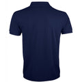 Marineblau - Back - SOLs Herren Prime Pique Polo-Shirt, Kurzarm