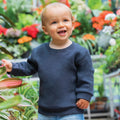 Marineblau - Side - Babybugz - "Essential" Sweatshirt für Baby