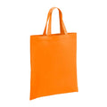 Orange - Front - Brand Lab - Einkaufstasche, Baumwolle