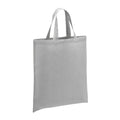 Silber - Front - Brand Lab - Einkaufstasche, Baumwolle