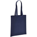 Marineblau - Front - Brand Lab - Einkaufstasche, Baumwolle aus biologischem Anbau