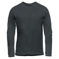 Grau - Front - Stormtech - "Equinox" T-Shirt für Herren Langärmlig