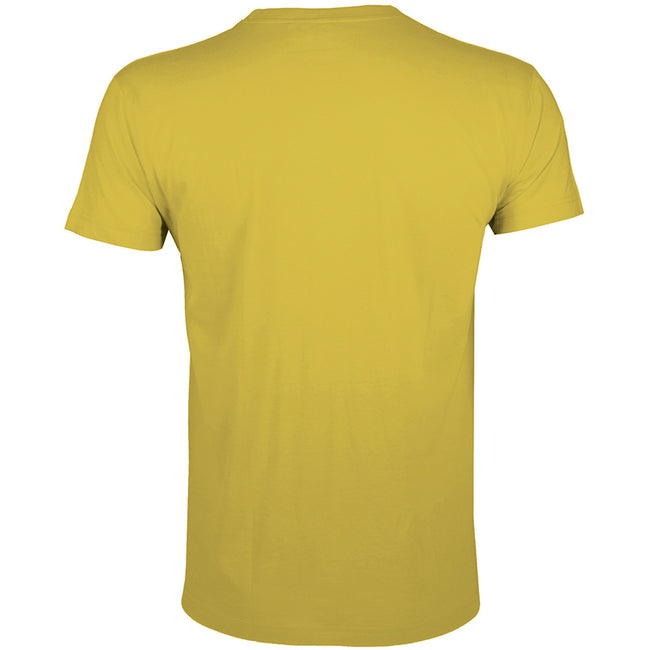 Honigmelone - Back - SOLS Herren Regent Slim Fit T-Shirt, Kurzarm