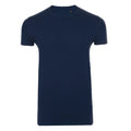 Dunkles Marineblau - Front - SOLS Herren Imperial Slim Fit T-Shirt, Kurzarm