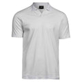 Weiß - Front - Tee Jays - Poloshirt V-Ausschnitt für Herren