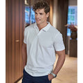 Weiß - Back - Tee Jays - Poloshirt V-Ausschnitt für Herren