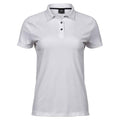 Weiß - Front - Tee Jays - "Luxury" Poloshirt für Damen - Sport
