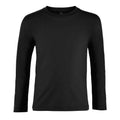 Schwarz - Front - SOLS - "Imperial" T-Shirt für Kinder  Langärmlig