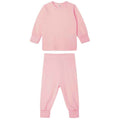 Puderrosa - Front - Babybugz - Schlafanzug mit langer Hose Schulter-Druckknöpfe für Baby
