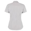 Silber - Back - Kustom Kit - "Premium" Hemd für Damen  kurzärmlig