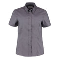 Holzkohle - Front - Kustom Kit - "Premium" Hemd für Damen  kurzärmlig