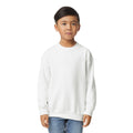 Weiß - Back - Gildan - Sweatshirt Überschnittene Schulter für Kinder