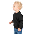 Schwarz - Side - Larkwood - Sweatshirt Rundhalsausschnitt für Baby
