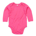 Fuchsie - Front - Babybugz - Bodysuit für Baby  Langärmlig