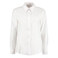 Weiß - Front - Kustom Kit - "Oxford" Hemd für Damen  Langärmlig