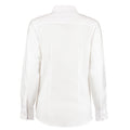 Weiß - Back - Kustom Kit - "Oxford" Hemd für Damen  Langärmlig