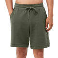 Militärgrün - Side - Bella + Canvas - Sweat-Shorts für Herren-Damen Unisex