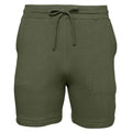 Militärgrün - Front - Bella + Canvas - Sweat-Shorts für Herren-Damen Unisex