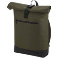 Militärgrün - Front - Bagbase - Rucksack, Roll Top