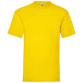 Gelb - Front - Fruit of the Loom - "Valueweight" T-Shirt für Herren