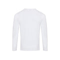 Weiß - Back - Premier - "Long John" T-Shirt für Herren  Krempelärmel