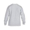 Grau - Back - Gildan - Sweatshirt Überschnittene Schulter für Kinder
