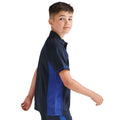 Marineblau-Königsblau - Lifestyle - Finden & Hales - "Performance" Poloshirt Kontrastpaspel für Kinder