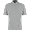 Grau meliert - Front - Kustom Kit - "Klassic" Poloshirt Superwäsche 60°C für Herren