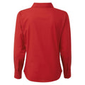 Rot - Back - Premier - Hemd für Damen  Langärmlig
