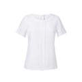 Weiß - Front - Brook Taverner - "Felina" Hemd für Damen  kurzärmlig