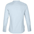 Weiches Blau - Back - NEOBLU - Formelles Hemd Bart Mao-Kragen für Damen