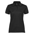 Schwarz - Front - Tee Jays - "Club" Poloshirt für Damen