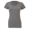 Grau - Front - Bella + Canvas - T-Shirt für Damen