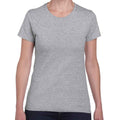 Grau - Front - Gildan - "Heavy Cotton" T-Shirt für Damen