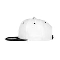 Weiß-Schwarz - Side - Result Headwear - "Bronx" Snapback Mütze für Herren-Damen Unisex