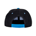 Schwarz-Azurblau - Back - Result Headwear - "Bronx" Snapback Mütze für Herren-Damen Unisex