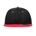 Schwarz-Rot - Front - Result Headwear - "Bronx" Snapback Mütze für Herren-Damen Unisex