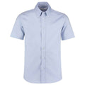 Hellblau - Front - Kustom Kit - "Premium" Hemd für Herren  kurzärmlig