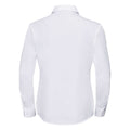 Weiß - Back - Russell Collection - Formelles Hemd Pflegeleicht für Damen  Langärmlig