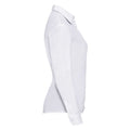 Weiß - Side - Russell Collection - Formelles Hemd Pflegeleicht für Damen  Langärmlig