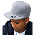 Grau meliert - Back - Result Headwear - "Original Bronx" Snapback Mütze für Herren-Damen Unisex