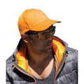 Orange - Back - Result Headwear - "Memphis" Kappe für Herren-Damen Unisex