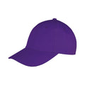 Violett - Front - Result Headwear - "Memphis" Kappe für Herren-Damen Unisex