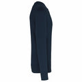 Marineblau - Side - Kariban - Sweatshirt Rundhalsausschnitt für Herren-Damen Unisex