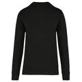 Schwarz - Back - Kariban - Sweatshirt Rundhalsausschnitt für Herren-Damen Unisex