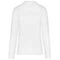 Weiß - Back - Kariban - Sweatshirt Rundhalsausschnitt für Herren-Damen Unisex