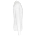 Weiß - Side - Kariban - Sweatshirt Rundhalsausschnitt für Herren-Damen Unisex